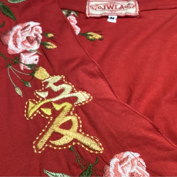 Johnny Was Vintage Floral Embroidered Top - Picture 9 of 10